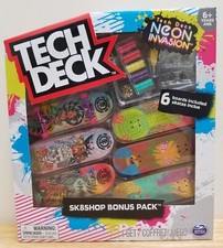 Tech Deck Neon Invasion sk8shop Bonus Pack 6 Boards