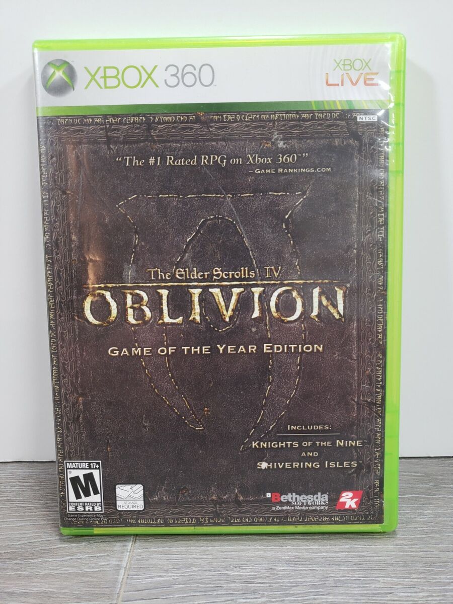 Elder Scrolls IV Oblivion Game of the Year Edition: Xbox 360 Xbox One Brand  New 710425392849