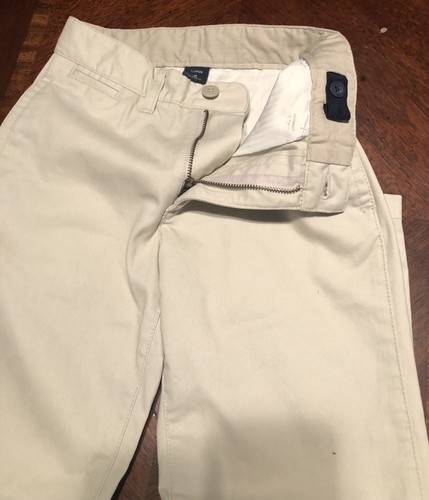 Young Boys GAP Kids Khaki Pants Size 10 Slim - Picture 2 of 4