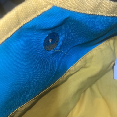Roxy embroidered blue and yellow purse tote bag - Picture 12 of 12
