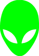 Alien Head Die Cut Vinyl Car Truck Boat Window Bumper Et Sticker Decal Any Color Alien Head Die Cut Vinyl Car Truck Boat Window Bumper Et Sticker Decal Any Color
