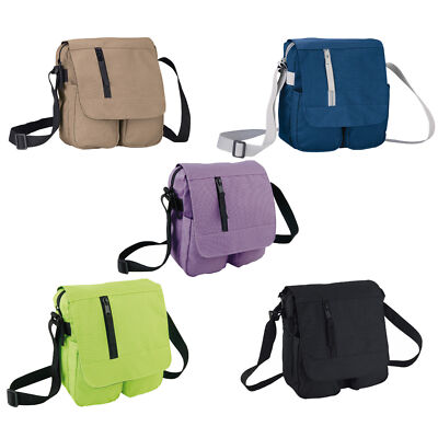 Brandneu Schultertasche - mehrere Taschen Messenger Schule Arbeit Shopping Cross Body