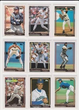 1992 Topps Winner Baseball #265-528 you pick base stars RC rookie insert HOF NM