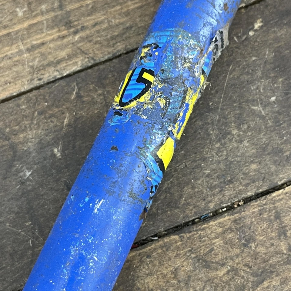 Tija de sillín vintage GT BMX azul 22,2 OG años 80 Interceptor Vertigo Performer Foto 2 de 4