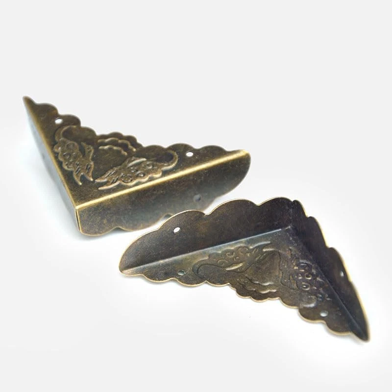 40 Pcs Metal Furniture Corner Protector,Antique Decorative Corner for Jewelry... - Image 2 of 4