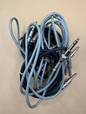 Lot of 1/4 in Audio Cables Test Lead  & Vintage Electronic Cables RE