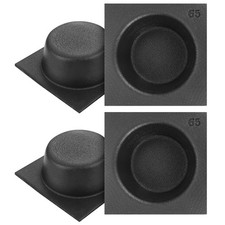 4 Pack 6.5 Inch Acoustic Speaker Baffles Round Foam Baffle Noise Reduction fo...