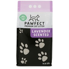 Lavender Scented Clumping Cat Litter   17.2 lb / 9L, Dust-Free, Odor Control