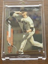 2020 Topps Chrome Logan Webb RC Rookie Card 46 San Francisco Giants. rookie card picture