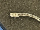 New TENNIS NECKLACE 18” Sterling Silver 21.6gr CZ Beautiful Sparkle W Box AG 925 — photo 9