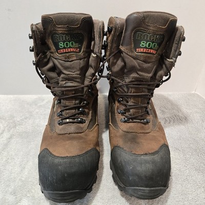 Rocky Timberwolf Pro Hunter Boots 800g Thinsulate Insulation Gore-Tex Wide Sz 13