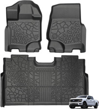 Pickup Truck Floor Mats For Ford F-150 2015-2025 F150 Lightning 2022-2025 Supe
