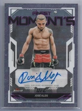 2025 Topps UFC Finest Jose Aldo Finest Moments Refractor On Card Auto FMS-JA