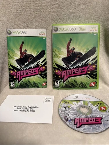Amped 3 (Microsoft Xbox 360 / 2005) Complete With Manual & Reg Card - TESTED