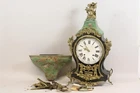 Neuchâtel Pendule Table Clock with Console Wooden Case 19th Century (MVL8079)