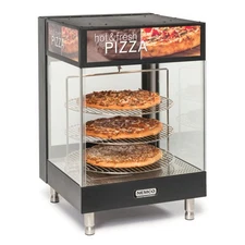 Nemco 6420 3Tier Open View 12 in Rack Pizza Merchandiser