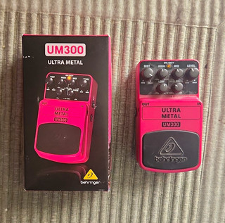 Behringer Ultra Metal UM300 Distortion Pedal With Original Box