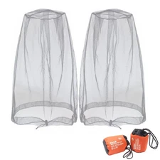 Benvo Mosquito Head Net Mesh Face Neck Fly Netting Hood from Bugs Gnats Nosee...