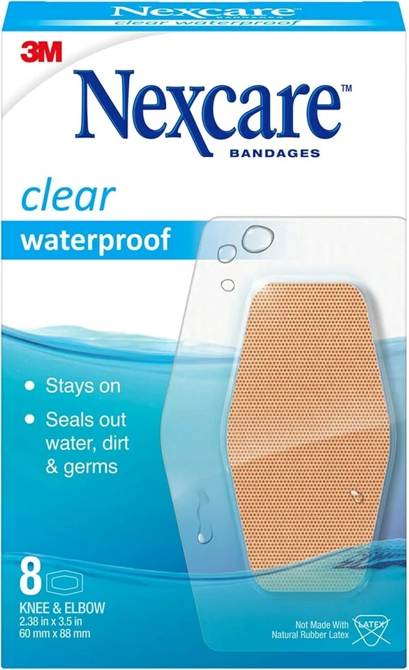Flexible Waterproof Clear Bandages, 8-Count - Pack of 24 - Image 4 of 4