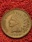 1909 Indian Head Cent Looks to be Uncirculated FULL LIBERTY Semi-Key! LAST YEAR