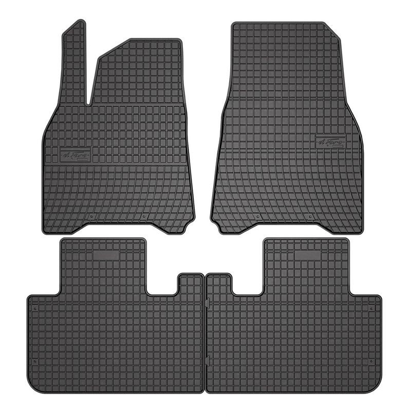 Tapis de sol Frogum ET427341 pour Tesla Model Y en caoutchouc noir