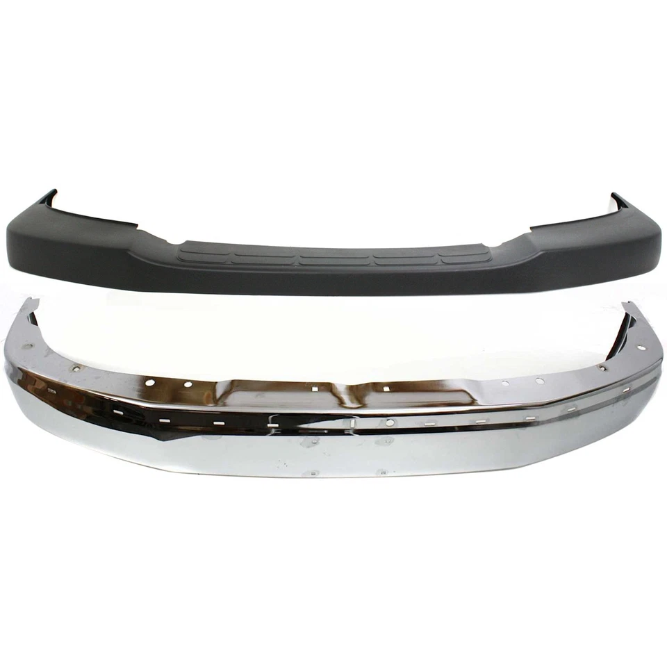 Bumper Kit For 03-21 Chevy Express 2500 3500 Front Chrome with Bumper Cover