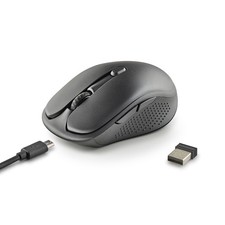 NGS EVOSPOOK Wireless Rechargable Multimode Mouse, Black