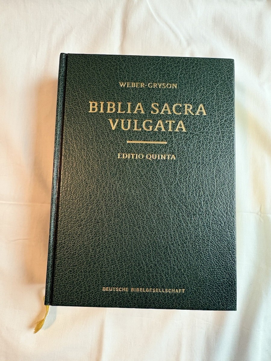 洋書 BIBLIA SACRA VULGATA WEBER-GRYSON Weber-Gryson Biblia Sacra Vulgata Editio Quinta Latin Leather