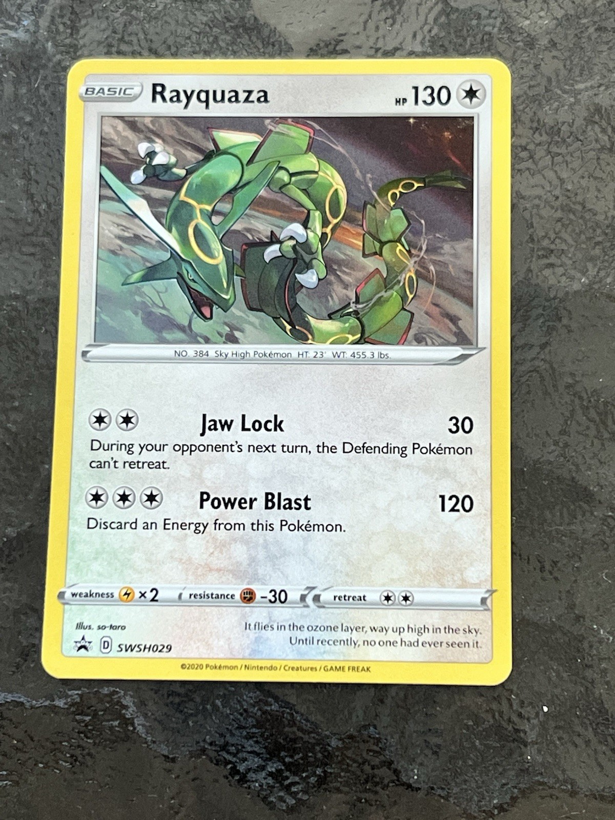 Rayquaza SWSH029 SWSH: Sword & Shield Promo Cards Holo