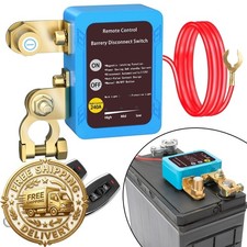 Remote Battery Disconnect Switch 12v, 240A, Upgrade Smart Voltage Car Kill Switc