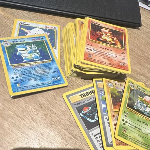 Pokémon TCG Base Set 2 - Blastoise, Chansey, 63 card lot
