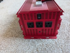 BESTEK 2000W Power Inverter 3 AC Outlets DC Modified Sine Wave, Red 1