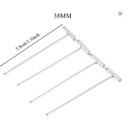 50/100Pcs 27/32/38/45/51MM T Pin Needles Wig Making T Pins for Blocking Knitting