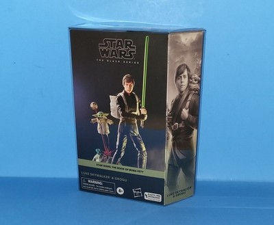 Star Wars Black Series 6'' Luke Skywalker & Grogu Deluxe Set - In Collector Case!