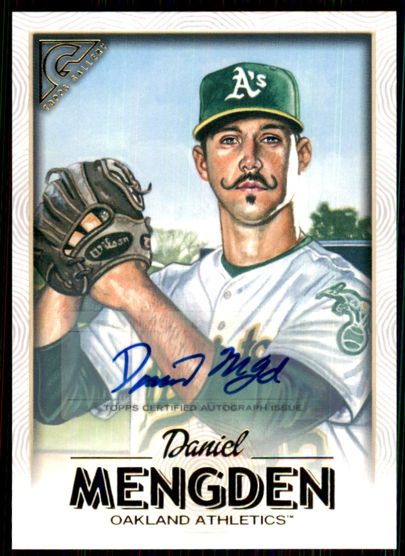 2018 Topps Gallery Autograph #49 Daniel Mengden Oakland Athletics Signature Auto