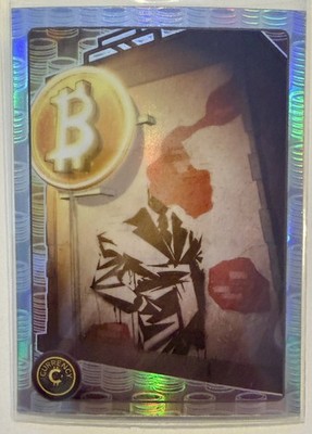 2025 Cardsmiths Currency Series 5 Satoshi Nakamoto #34 Silver Gemstone 44/50  
