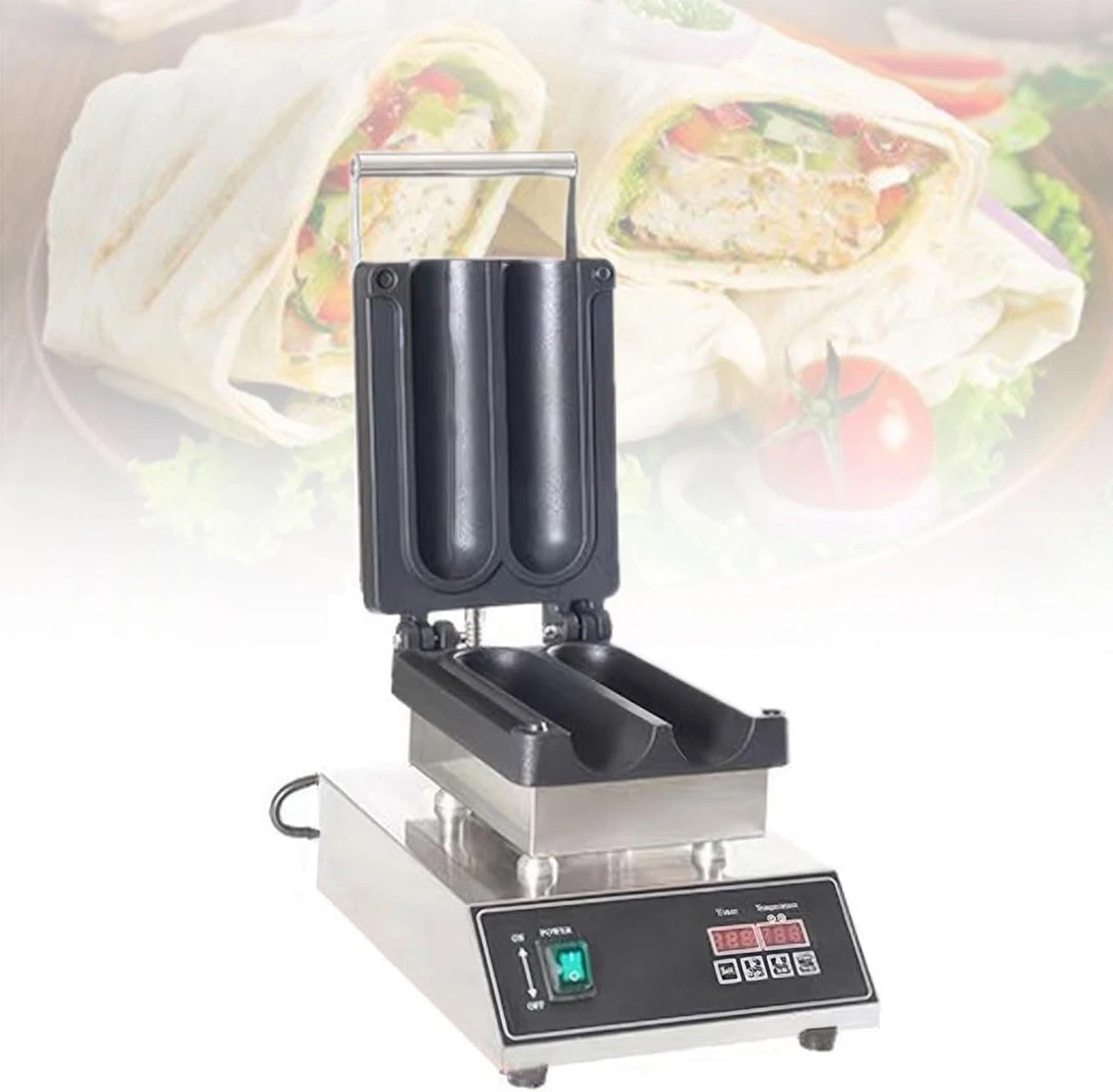 Trancheuse électrique Shawarma Doner Kebab, 80 W Portable Trancheuse