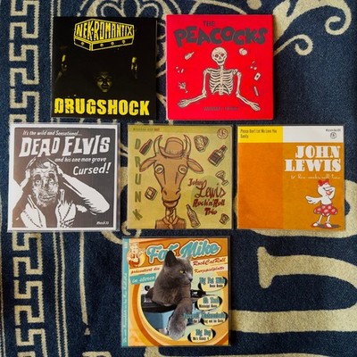 Nekromantix, The Peacocks, John Lewis, Dead Elvis, Fat Mike 6x 7'' Vinyl Singles