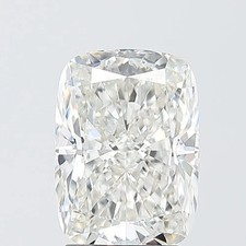 Lab Grown 3.09 Cts CUSHION Cut IGI Certified CVD Diamond E Color VVS2 Clarity