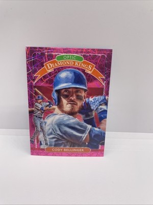 2020 Donruss Optic Pink Velocity #3 Cody Bellinger Diamond Kings /199 Dodgers
