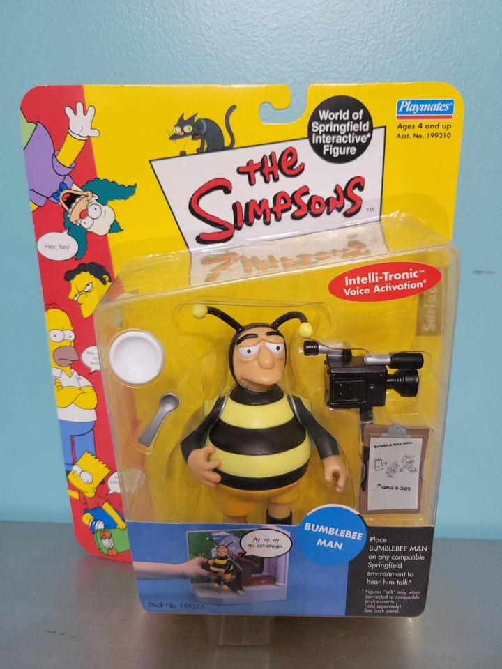 THE SIMPSONS World of Springfield LOT Smithers / Brockman / Bumblebee / Captain - Image 3 of 4