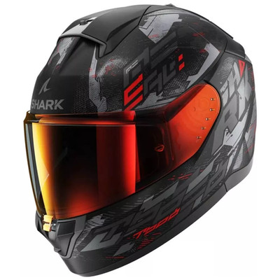 Shark Helm RIDILL 2 Integral MOLOKAI KAR Schwarz Anthrazit Rot