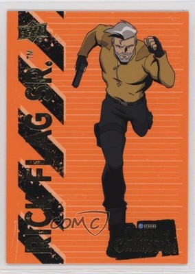 2025 Upper Deck DC Creature Commandos Orange Neon /400 Rick Flag Sr #9 1f57