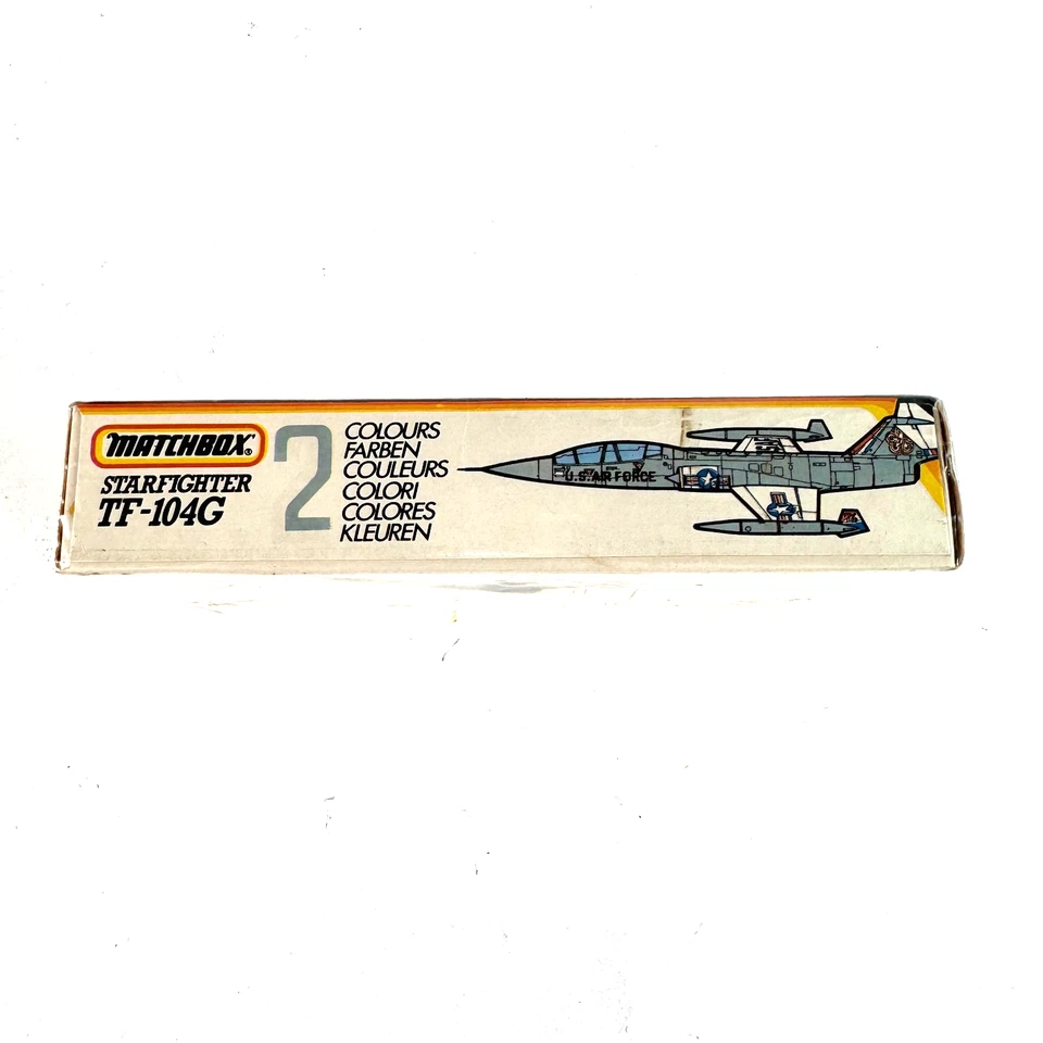 Matchbox Lockheed Starfighter TF 104G Model Kit 2 Colors 1/72 US Air Force New - Image 2 of 4