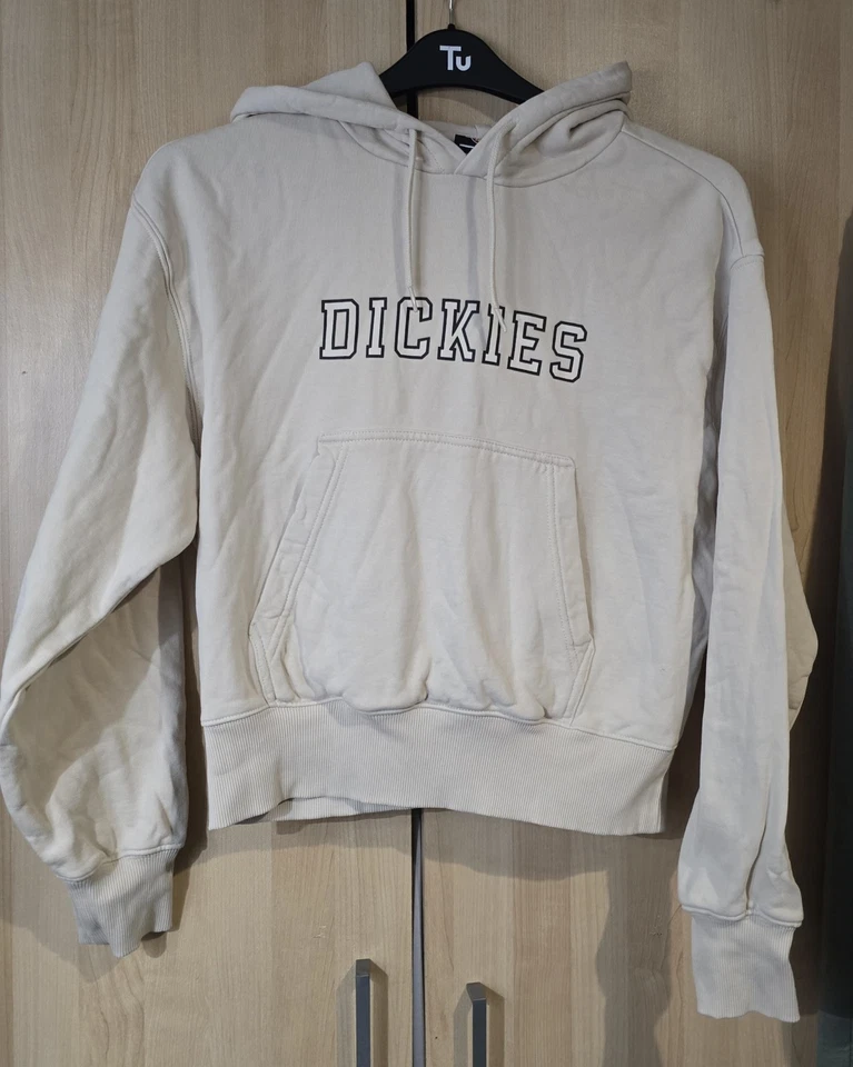 Sudadera con Capucha Dickies Melvern Crema Top Jersey Med 8 a 10 Unisex Excelente Estado Foto 2 de 4