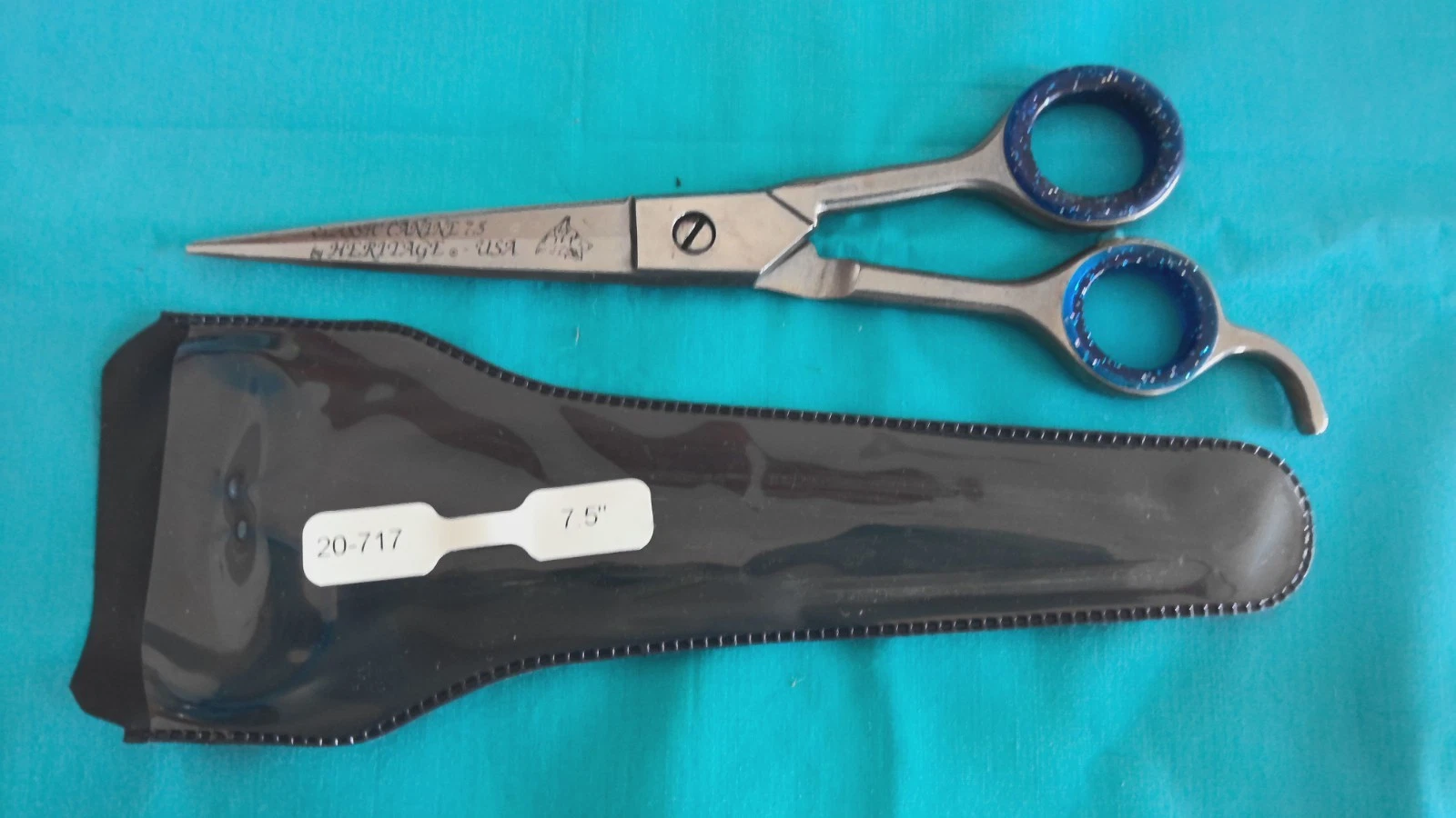 Heritage Cutlery Classic Canine 7 1/2'' Pet Grooming Scissor Straight Blade -New
