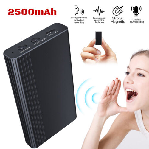 500 Stunden Digital Sprachgesteuerter Recorder Mini Audio Magnetisch MP3 Player 32GB - Bild 13 von 14