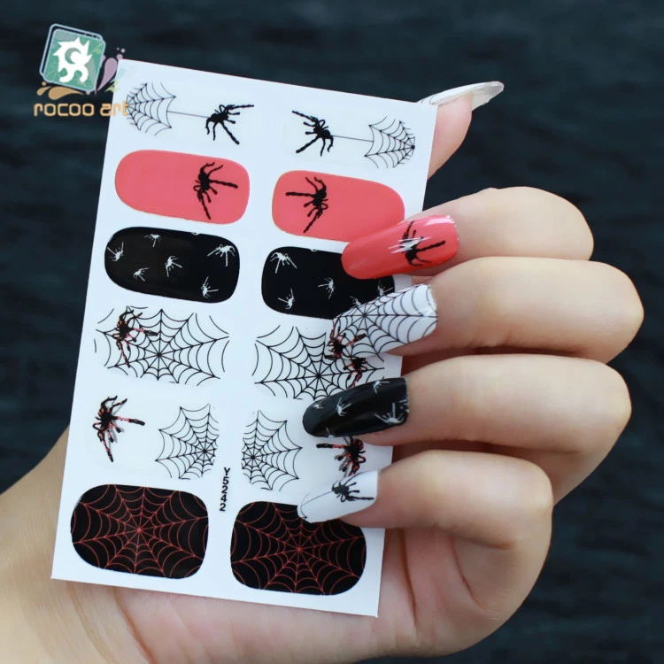 6x Envoltura Completa de Uñas Arte Adhesivo Uñas Brillo Manicura Francesa Punta Guía 5626 Foto 3 de 4