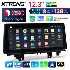 12.3" 2K Android Radio for BMW X1 F48 X2 F39 EVO Qualcomm 680 8+128G CarPlay GPS