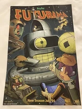 SDCC 2023 Exclusive FUTURAMA mini Poster  12x18.  Mint